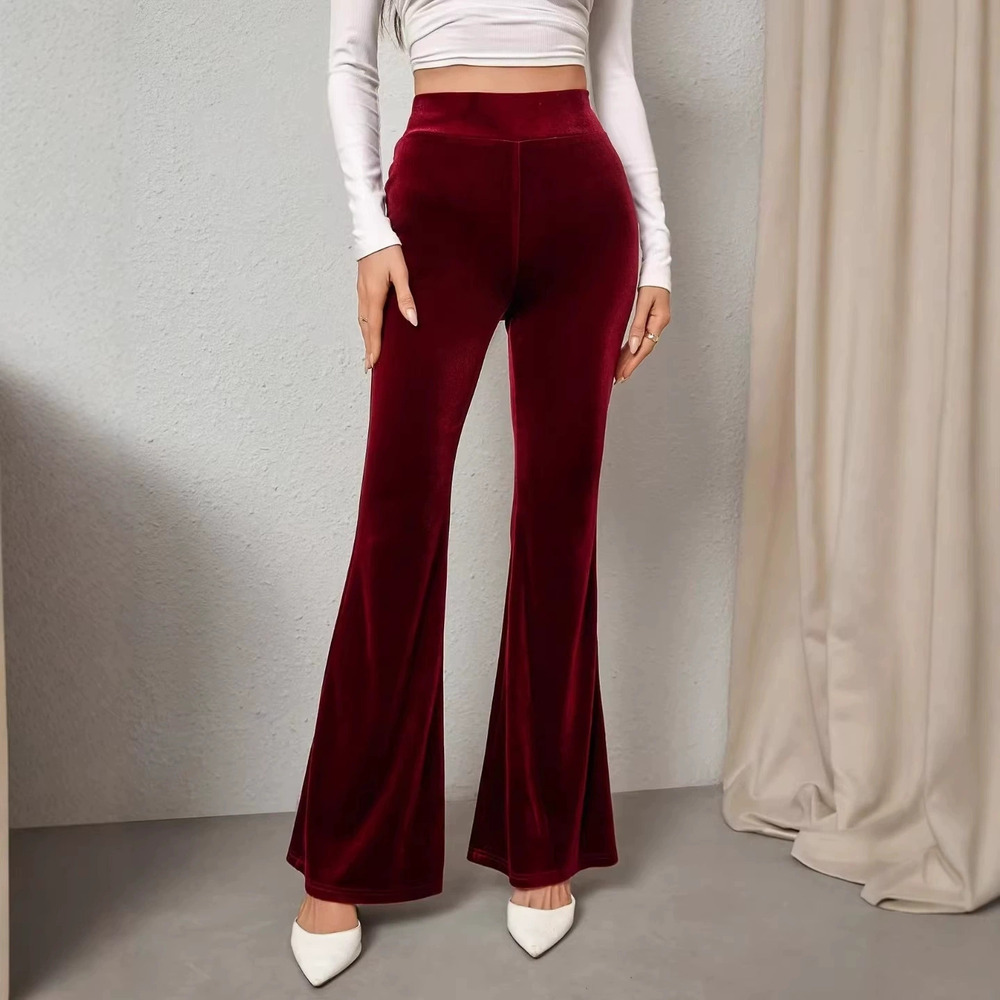 ZARA High Waist Slight Flare Pants Slimming Casual Direct Supply